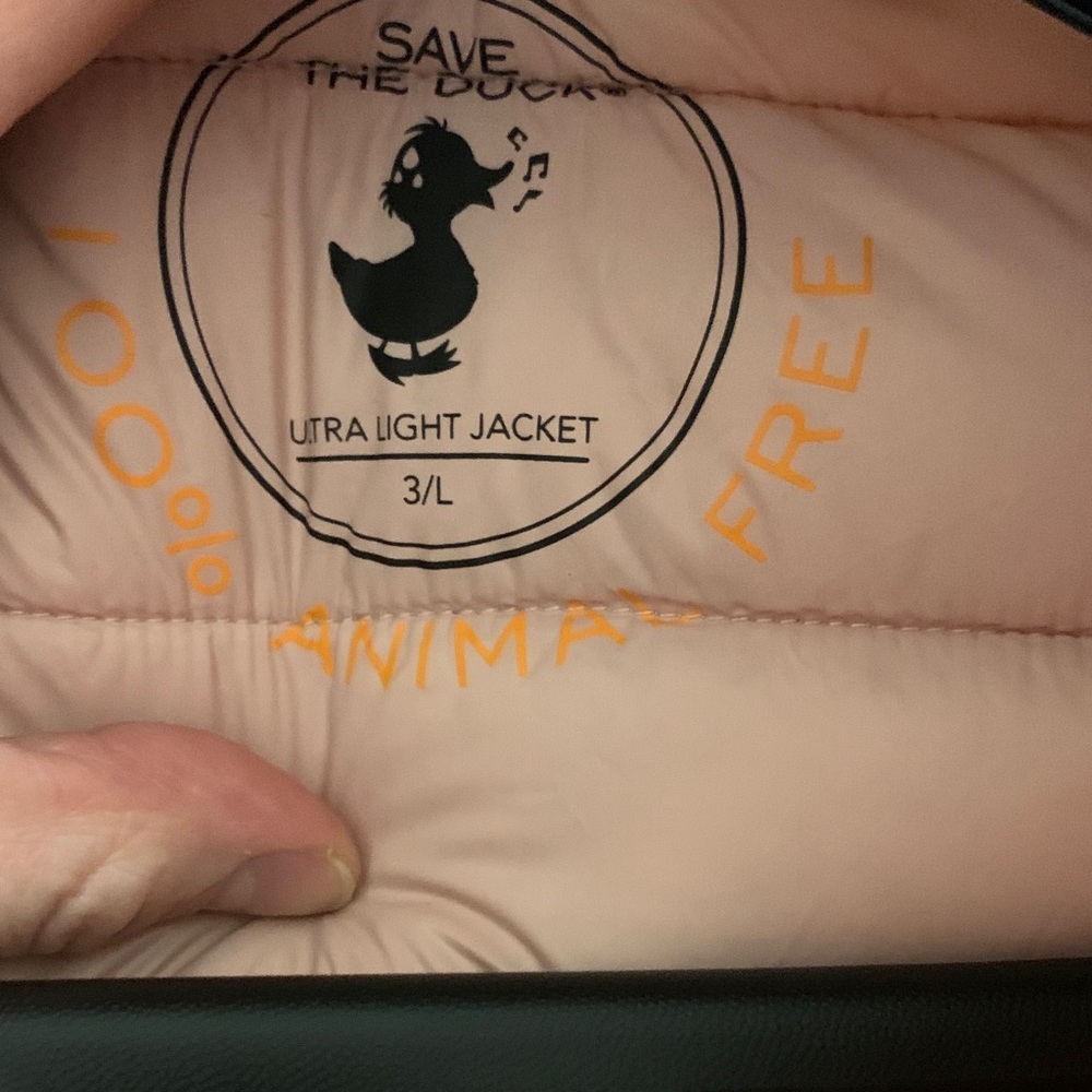 SAVE THE DUCK Pink Puffer Vest - Picture 4 of 5